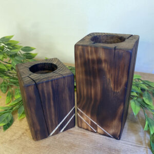 Handmade tea light holder set