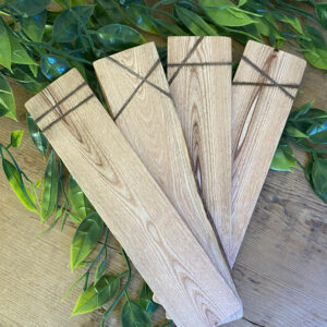 Handmade wooden bookmarks