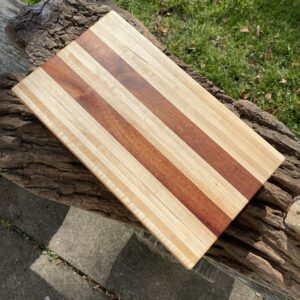 Maple and Sapele cutting board