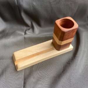 Maple & Sapele desk tidy