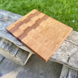 Beech and Sapele cutting board